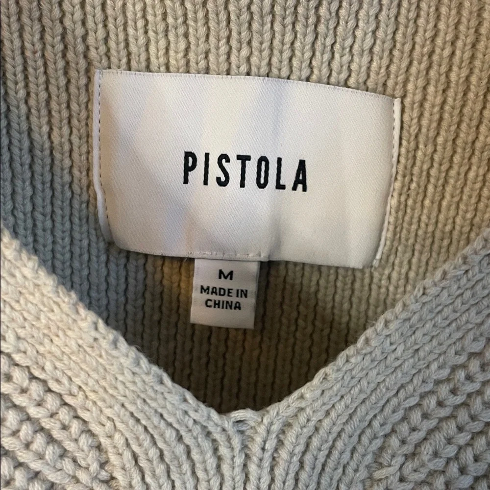 Pistola Lorelei Rib Crop Sweater Tank Size Medium - Picture 4 of 6